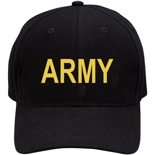 Black Army Low Profile Cap