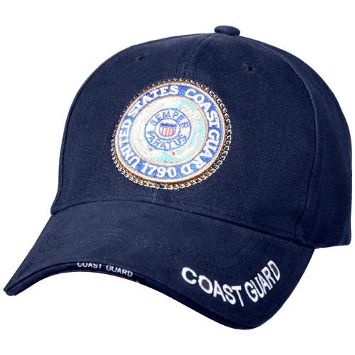 U.S. Coast Guard Deluxe Low Profile Insignia Cap