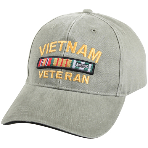 Vietnam Veteran Deluxe Vintage Low Profile Insignia Cap