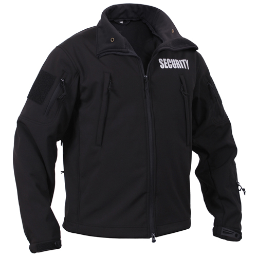 Mens Special Ops Soft Shell Security Jacket