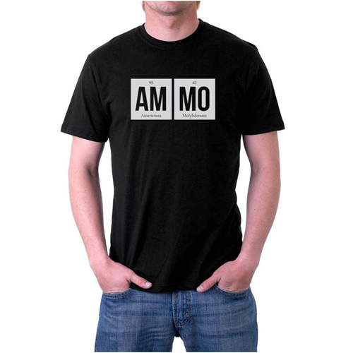 Ammo Elements Custom Printed Black T-shirt