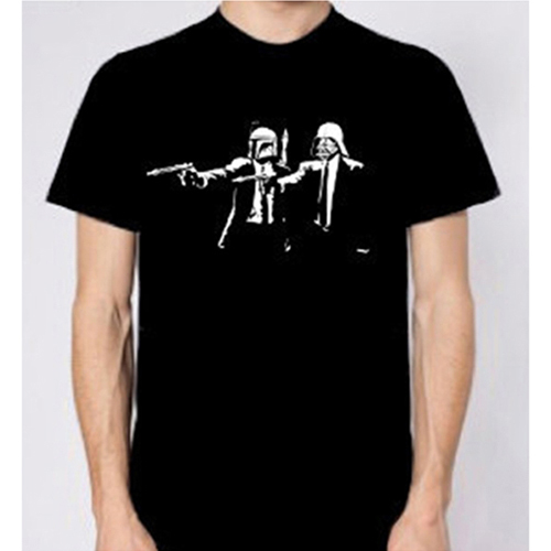 Pulp Fiction Star Wars darth Vader Custom Printed T-Shirt