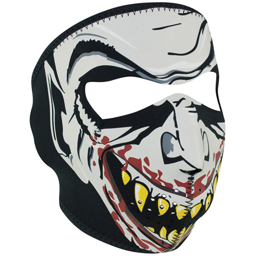 Zan Headgear Neoprene Glow In The Dark Vampire Face Mask