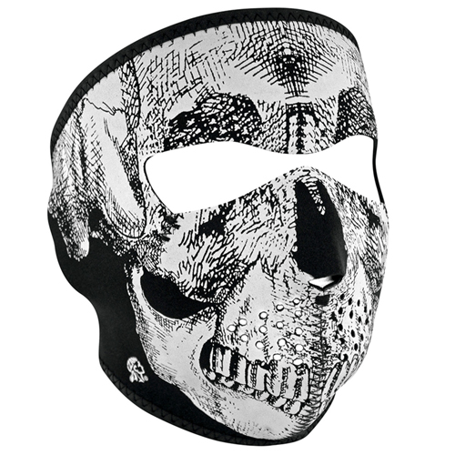 Neoprene Reflective Skull Full Face Mask