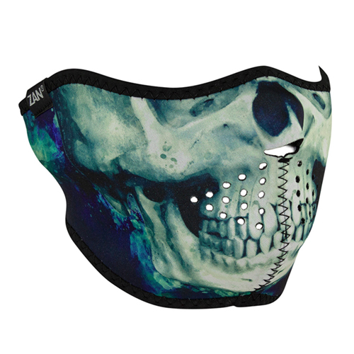 Neoprene Paint Skull Half Face Mask