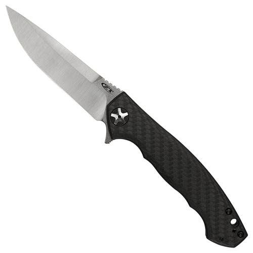 0452CF Carbon Fiber Front & Titanium Back Handle Folding Knife